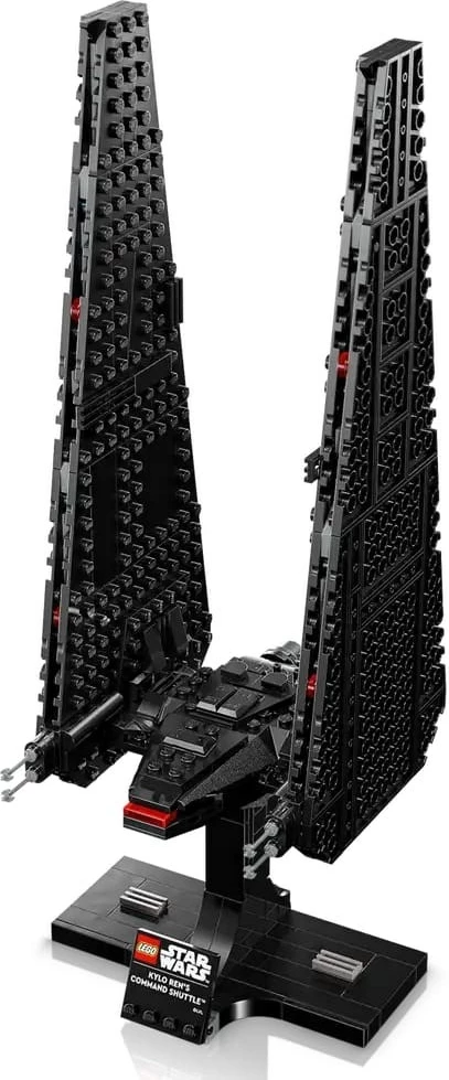 Set LEGO Star Wars 75406 Kylo Ren's Command Shuttle, 386 pjesë, për të rritur, e zezë