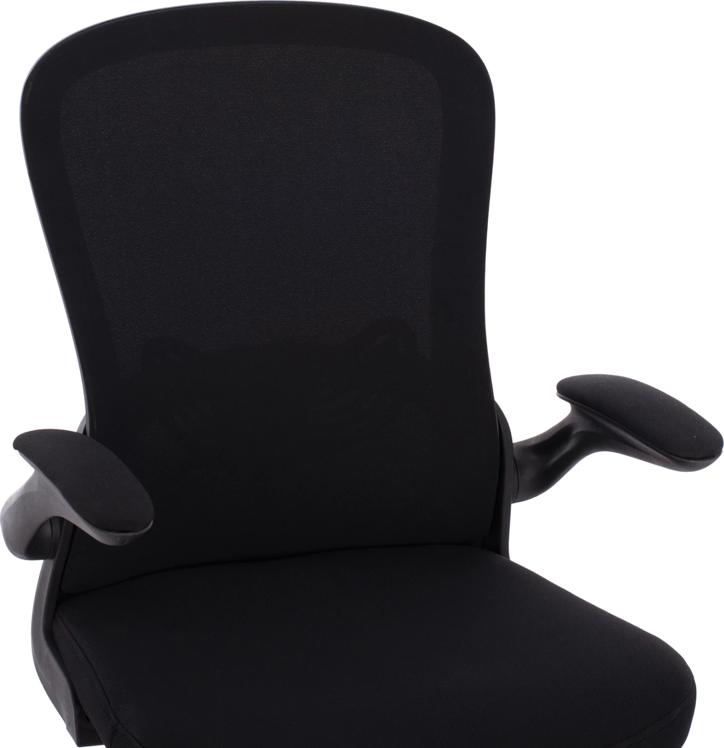 Karrige zyre FH1178.01, pëlhurë rrjetë e zezë, kornizë e zezë, 60x56x105