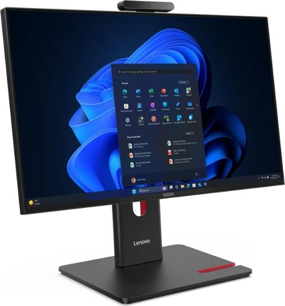 Kompjuter All-in-One Lenovo ThinkCentre M70a Gen 6 13AY002APB, Intel Core Ultra 7 265T vPro, 32GB RAM, 1TB SSD, 23.8 FHD, Windows 11 Pro, e zezë, set me maus e tastierë