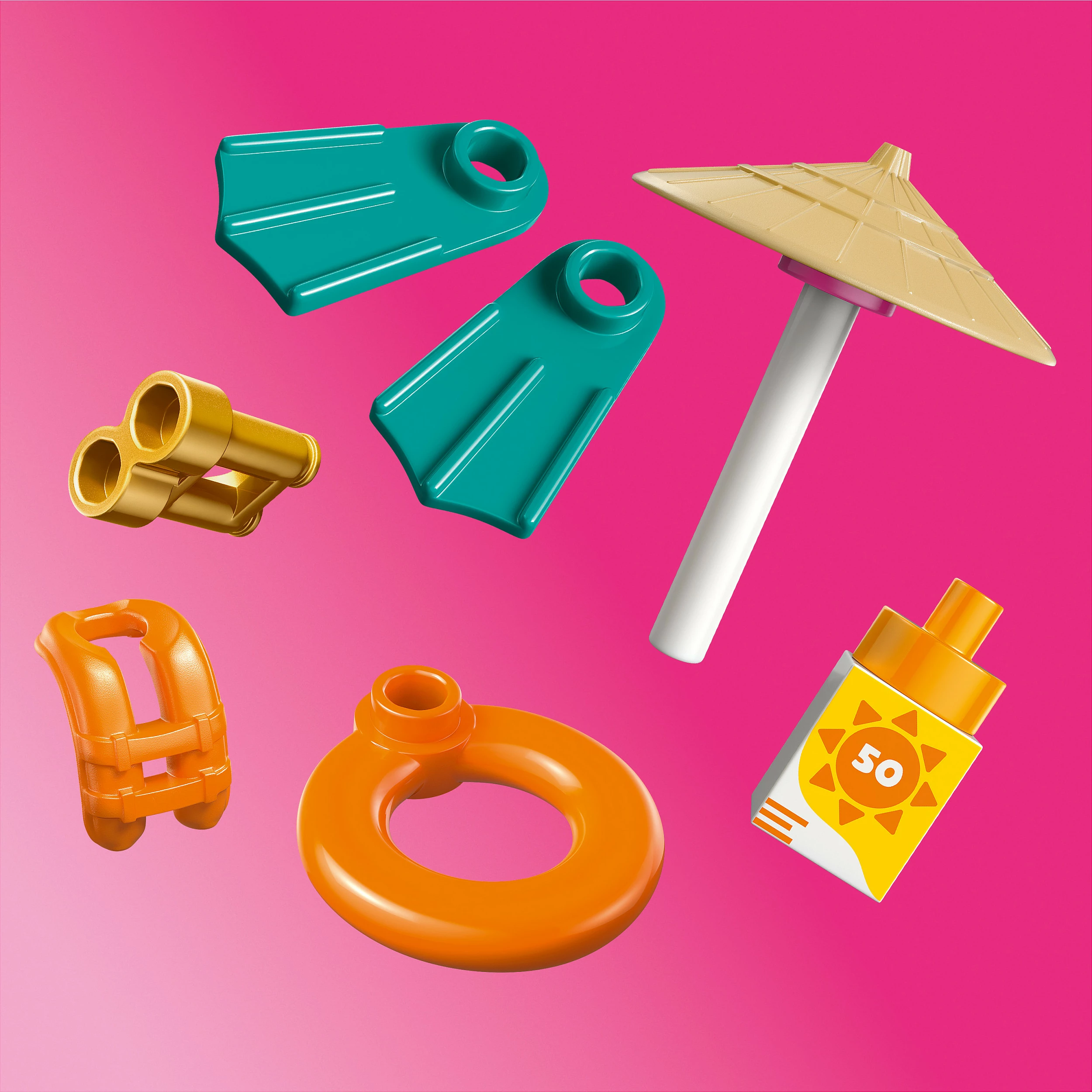 Set ndërtimi LEGO Friends 42664 Travel Boat Adventure, 685 pjesë, 8+, shumëngjyrësh