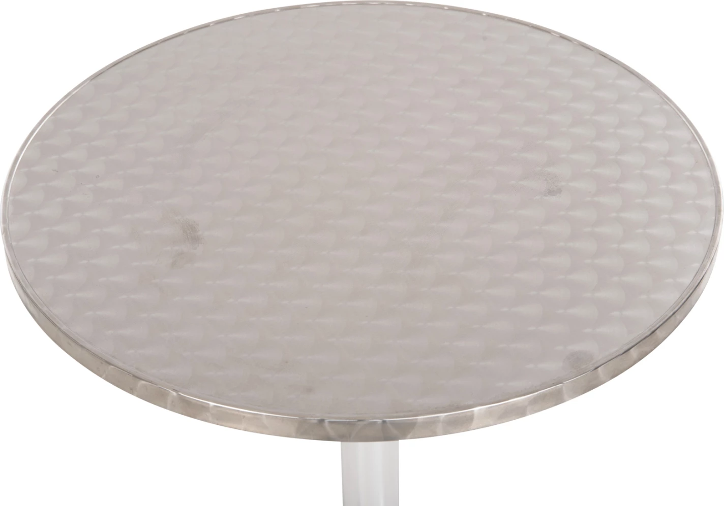 Tavolinë rrethore alumini FRODO FH5539 ngjyrë metalike-4-bazë me katër këmbë Φ59,5x69,5Hcm