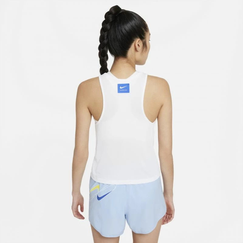 Maicë Nike Dri-FIT Retro për femra, e Bardhë