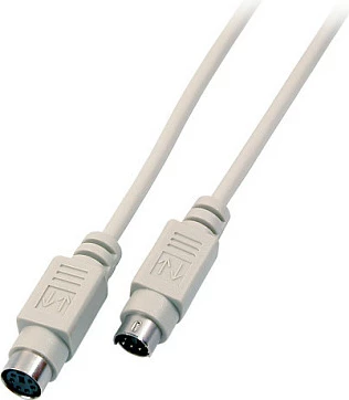 Kabllo zgjatëse maus/tastierë EFB Elektronik PS/2, 5 m, mashkull-në-femër, bezhë