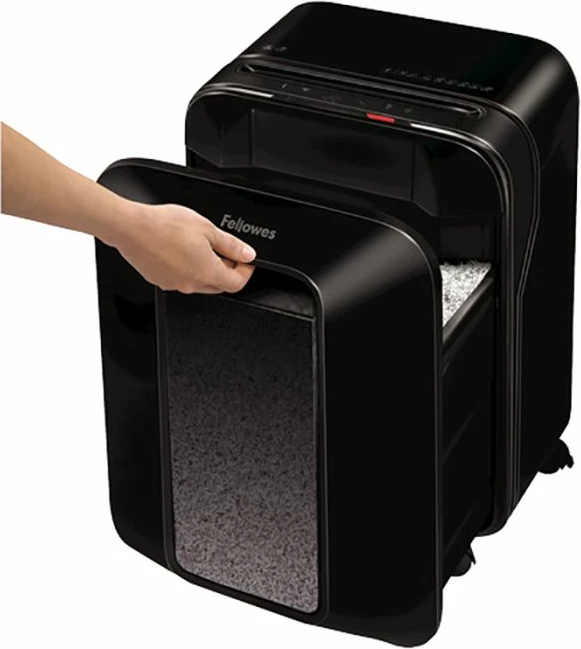 Makinë për shkatërrim dokumentesh Fellowes Powershred LX201, micro-cut DIN P-5, 12 fletë, kosh 22L, E zezë