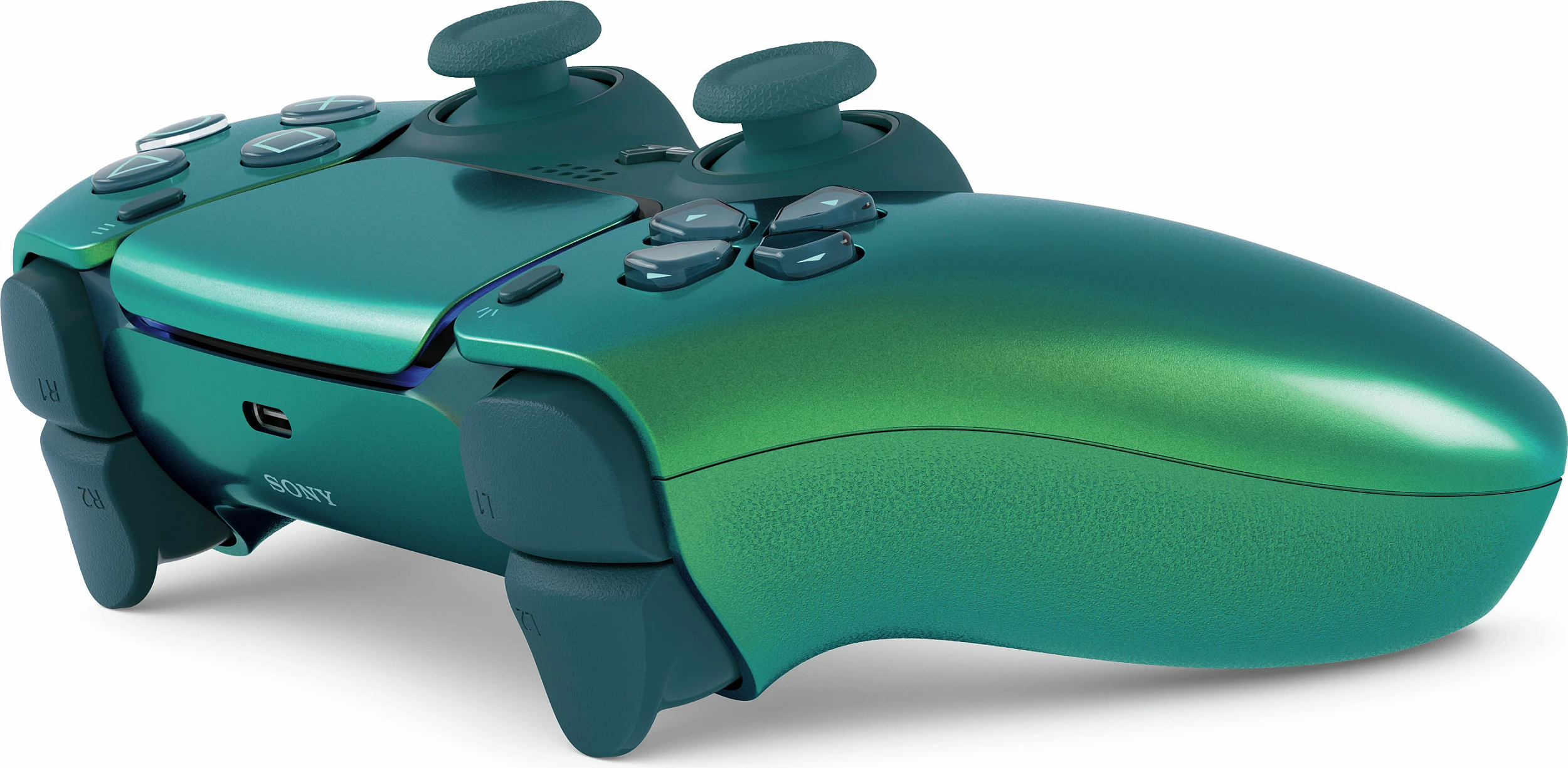 Gamepad Sony DualSense v3 PS719023838, Bluetooth, Chroma Teal