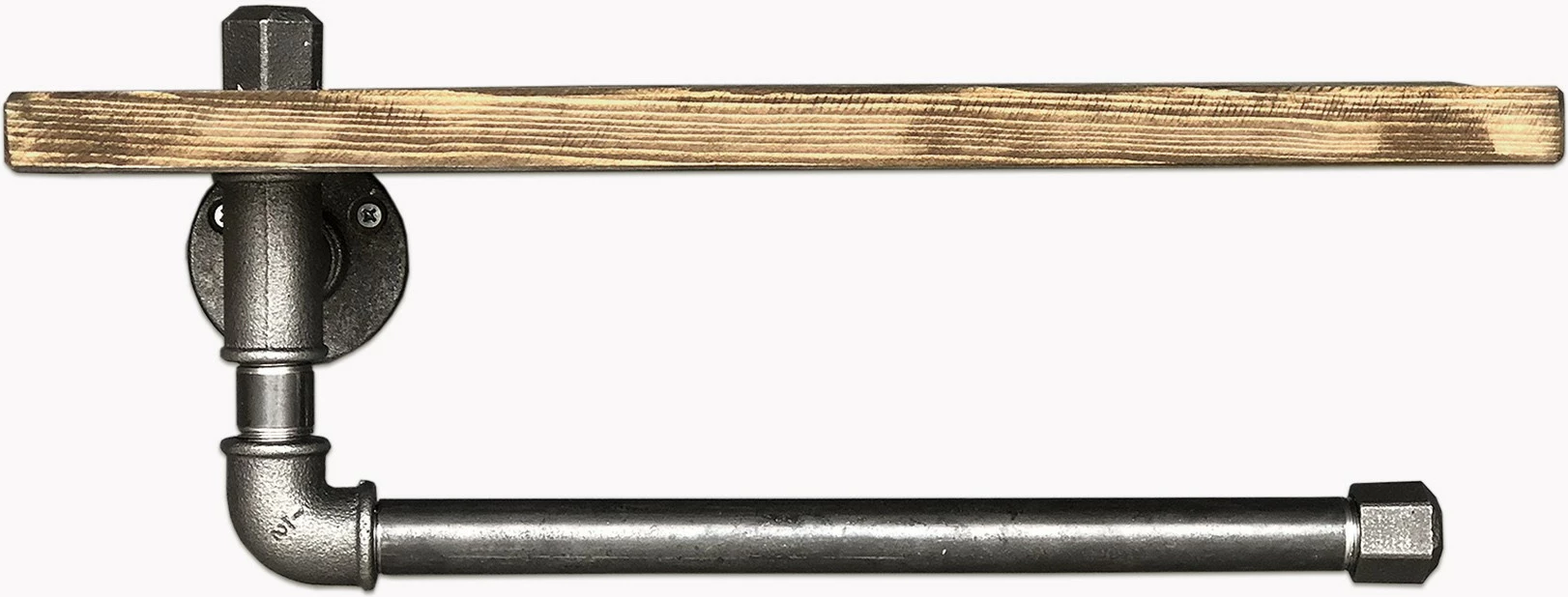 Raft muri me tub, ngjyrë e zezë dhe arre, Hanah Home, Boruraf035