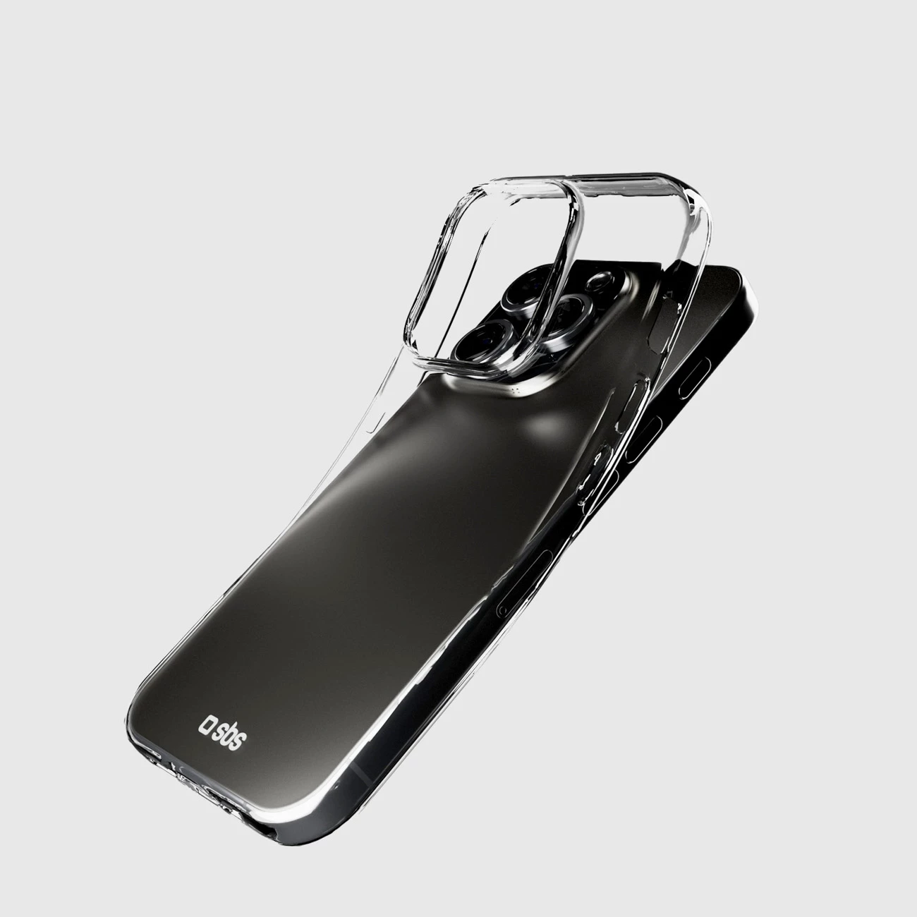 Mbështjellës SBS Skinny Cover për iPhone 16 Pro, TPU, transparent, në kuti