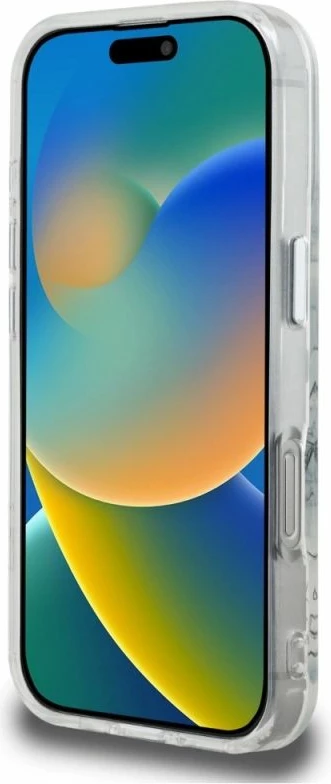 Kapak telefoni Karl Lagerfeld IML Sketched Graphic për iPhone 16 Pro, transparent