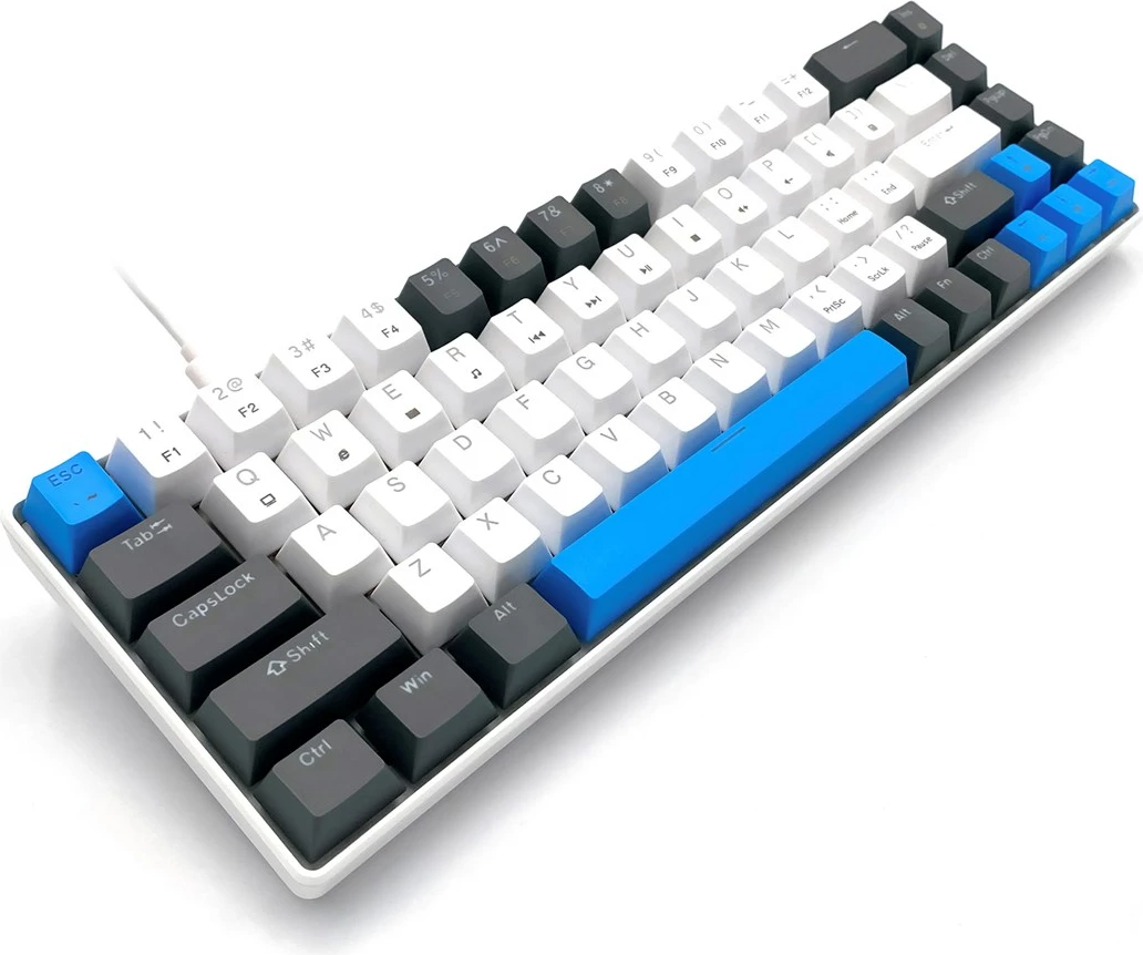 Tastierë mekanike Media tech RED CORE MX60 MT1259, 60%, me ndriçim shumëngjyrësh