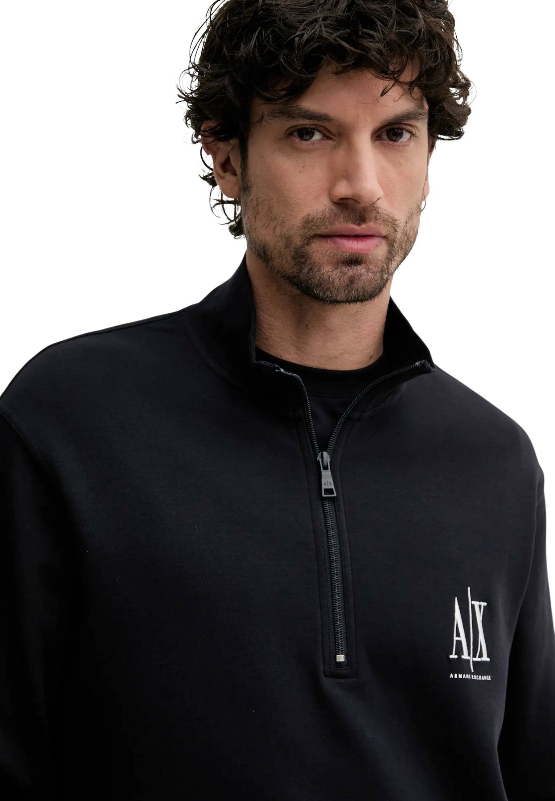 Duks për meshkuj Armani Exchange XM000370 AF10818, i zi [Madhësia: XL]