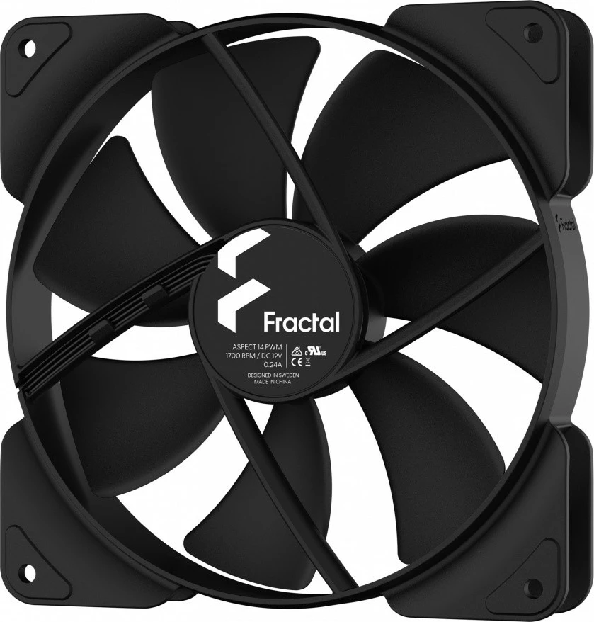 Ventilator kase Fractal Design Aspect 14 PWM, 140 mm, i zi