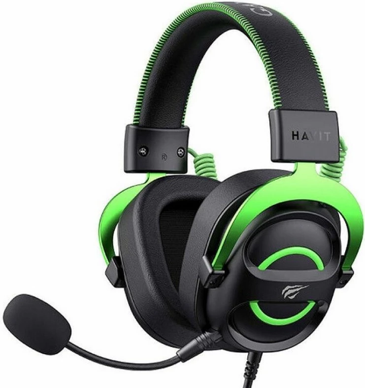 Kufje gaming Havit për meshkuj, të zeza/jeshile