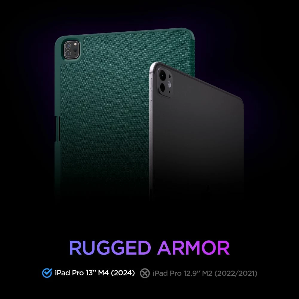 Mbështjellës Spigen Urban Fit për iPad Pro 13" 2024, Gjelbër