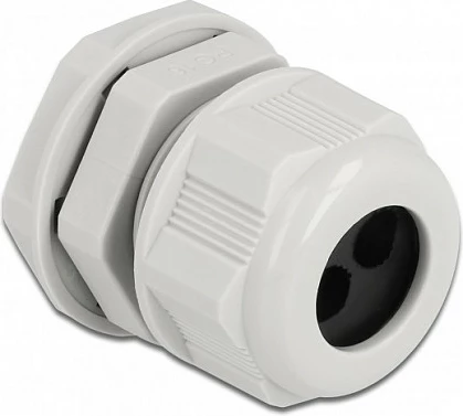 Glandë kablli DeLOCK PG16, dy hyrje, IP68, 6.7 mm, 2 copë, gri