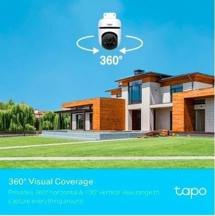 Kamerë sigurie IP TP-Link Tapo C500 1080p WiFi për jashtë, e bardhë/zezë