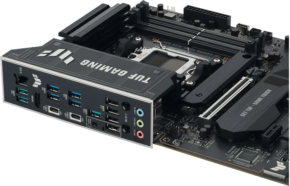 Pllakë amë ASUS TUF GAMING X870E-PLUS WIFI7, Socket AM5, ATX, Gri