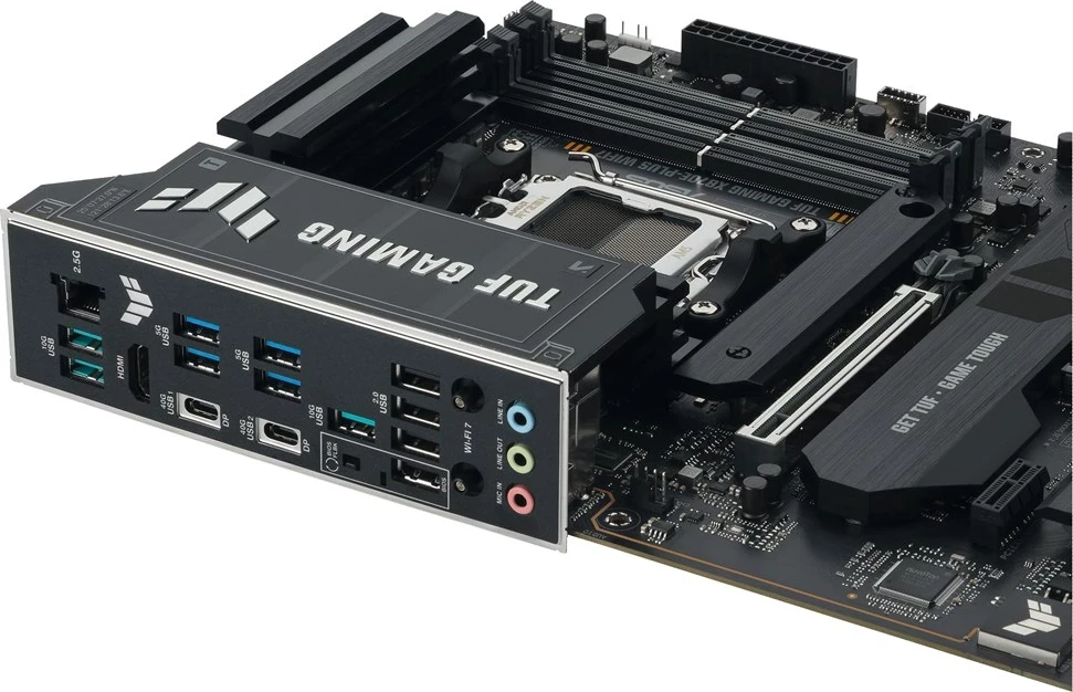 Pllakë amë ASUS TUF GAMING X870E-PLUS WIFI7, Socket AM5, ATX, Gri