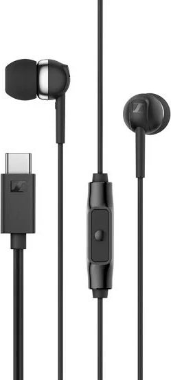 Kufje Sennheiser CX 80U, in-ear, USB-C, e zezë