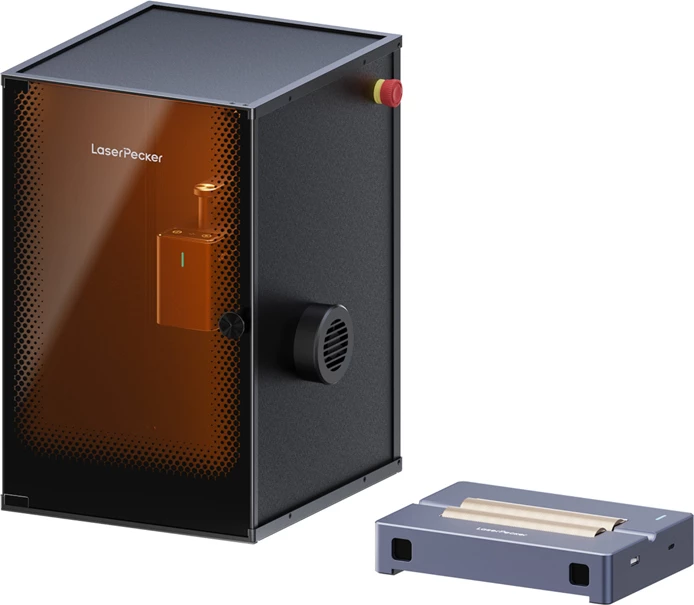 Gravues lazer LaserPecker LP2-SV, 5W 450nm, 100x100mm, version Safeguard, i zi, set komplet