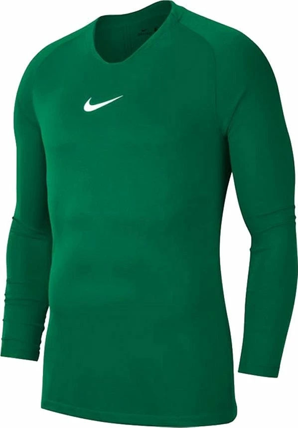 Maicë sportive për djem Nike Y Nk Dry Park 1 Styr Jsy Ls AV2611-302, mëngë të gjata, S (137 cm), e gjelbër