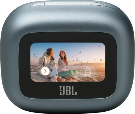 Kufje JBL Live Buds 3, wireless in-ear, ANC, Smart Charging Case me ekran, 40 orë bateri, Blu