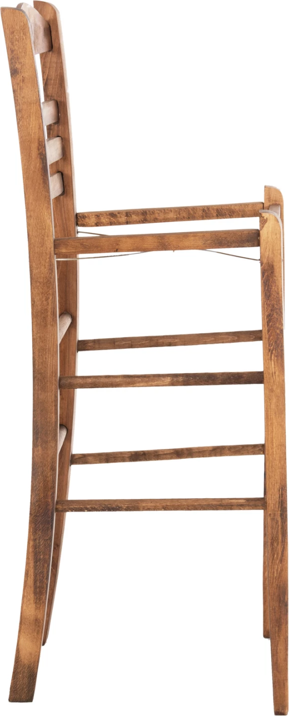 Karrige për bar GADIEL, dru ahu, ngjyrë arre, FH5587.01, 40.5x39x104.5H cm, vetëm korniza