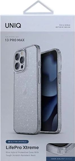 Mbështjellës UNIQ LifePro Xtreme për iPhone 13 Pro Max, Transparent me shkëlqim
