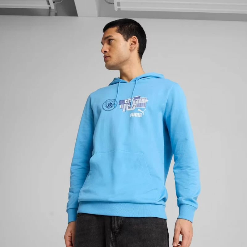 Duks për meshkuj Puma Manchester City, blu [Madhësia: XL]