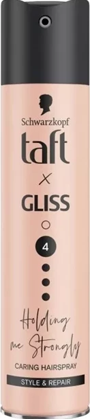 Sprej për flokë Taft Gliss 4, 250 ml
