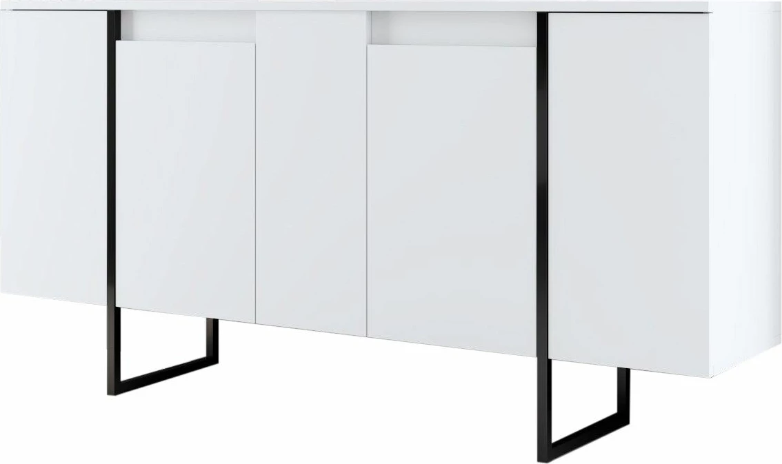 Konsol modern, ngjyrë bardhë e zi, Skye Decor, Luxe