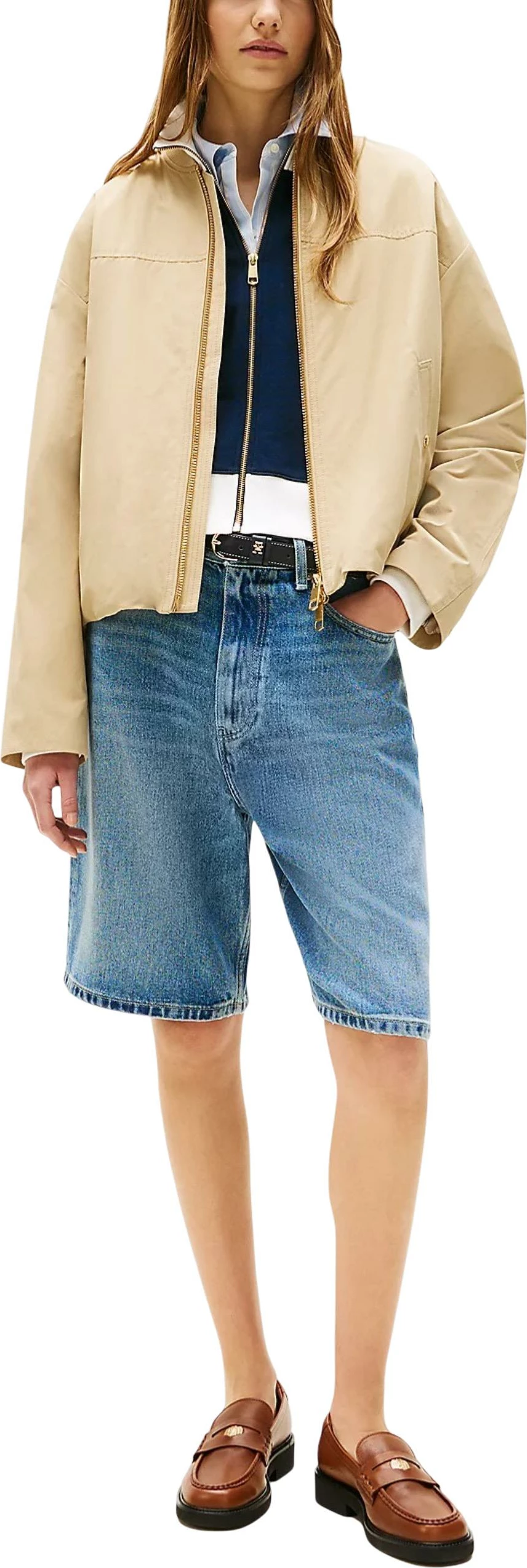Jakne për femra Tommy Hilfiger WW0WW45619, bezhë [Madhësia: L]