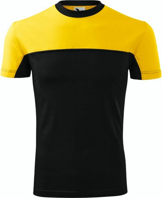 Maicë Malfini për Meshkuj, Colormix M MLI-10904, e zezë dhe e verdhë [Madhësia: 4XL]