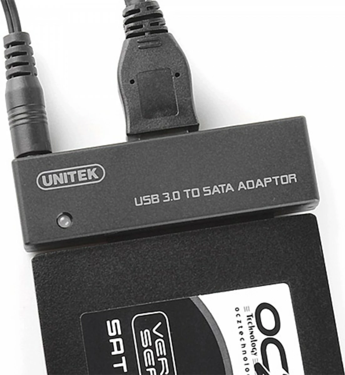 Adapter USB 3.0 në SATA III Unitek Y-1039, i zi