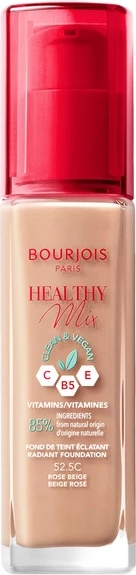 Fondatinë Bourjois Healthy Mix Clean Vegan Illuminating 52.5 Rose Beige 30ml