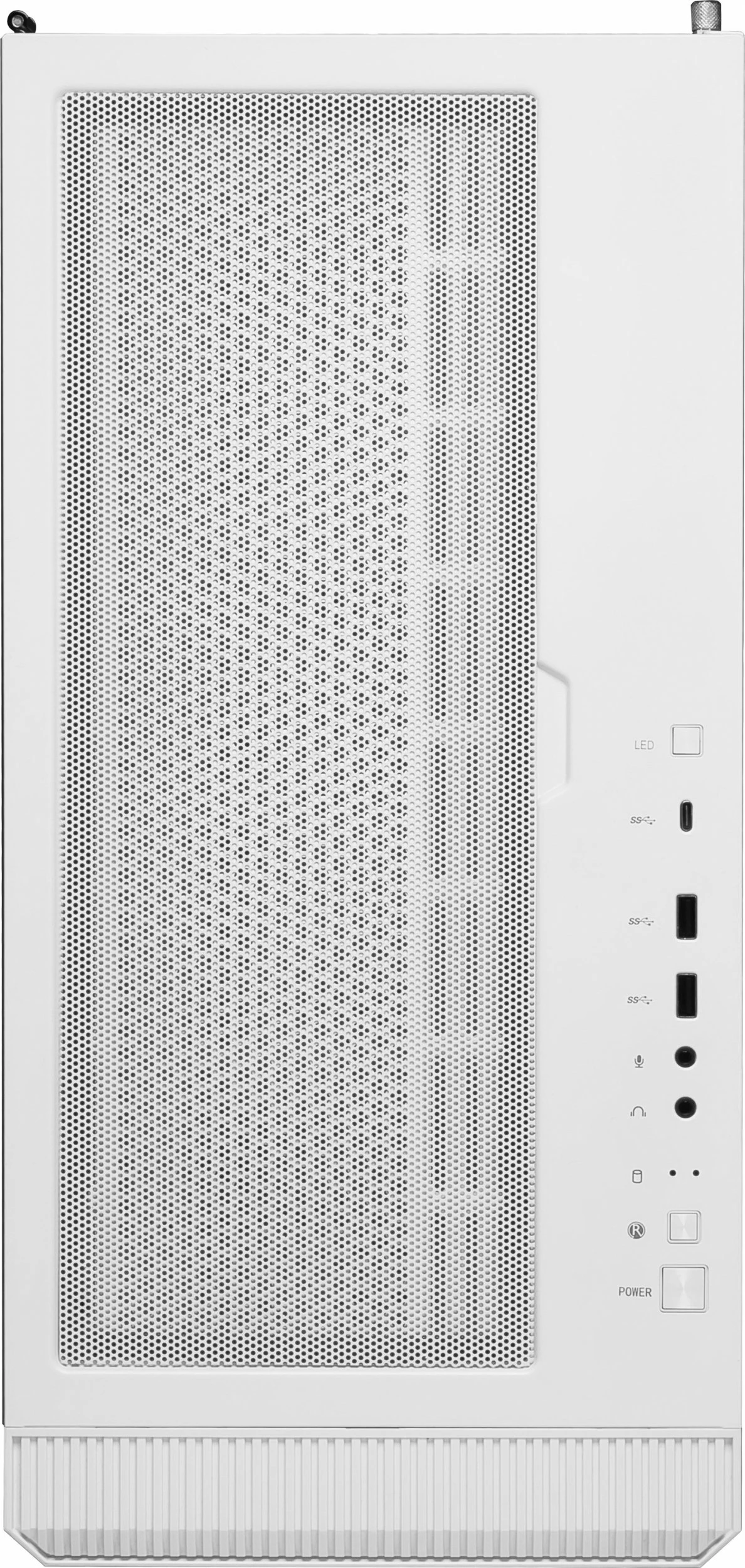 Kasë MSI MPG Velox 100R ARGB Midi Tower ATX/eATX me xham të temperuar, USB-C, kllapë GPU vertikale, e bardhë