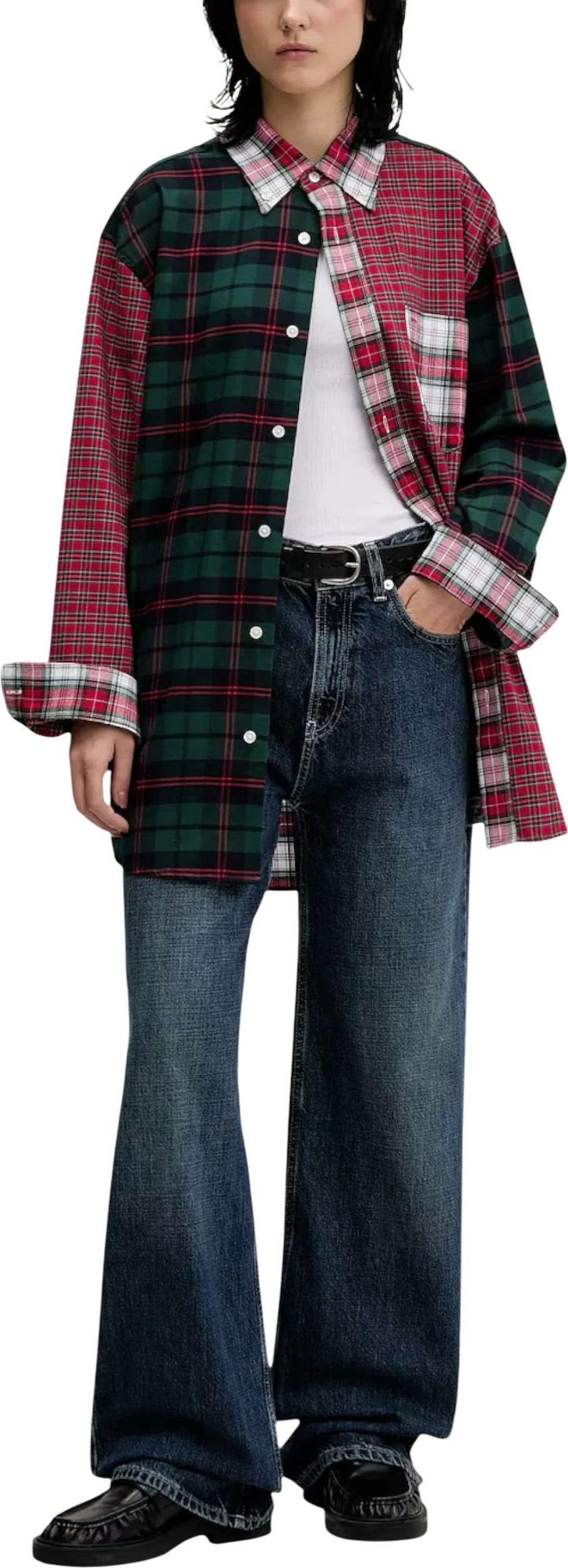 Këmishë për femra Tommy Hilfiger Jeans DN0DN00090, e kuqe [Madhësia: S]