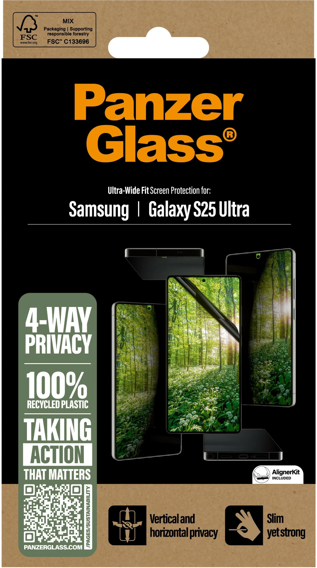 Mbrojtës ekrani PanzerGlass ECO MATRIX 4-way për Galaxy S25 Ultra