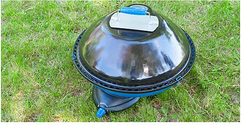 Shporet kampingu Campingaz Party Grill 600, 1 zonë, ndezje piezo, 10.7 kg, zi/kaltër metalik
