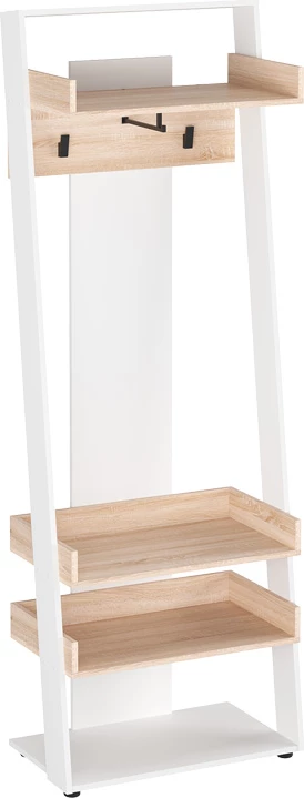 Mobilje hyrëse Sciove, ngjyrë e bardhë-natyrale, 70x40x200cm