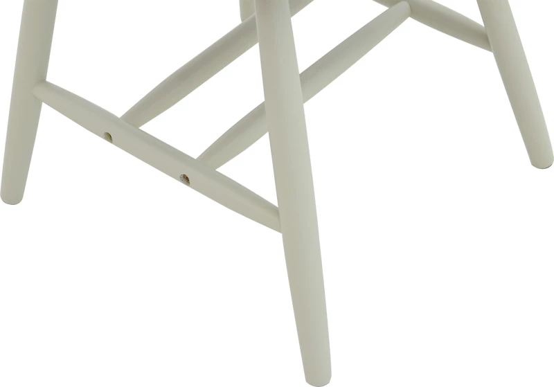 Karrige Larus dru natyral gome anthracite-bardhë, 50x49x90cm, set prej 2 copash