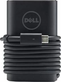 Adapter rryme për laptop Dell 450-AGOB 65W USB-C, i zi, set