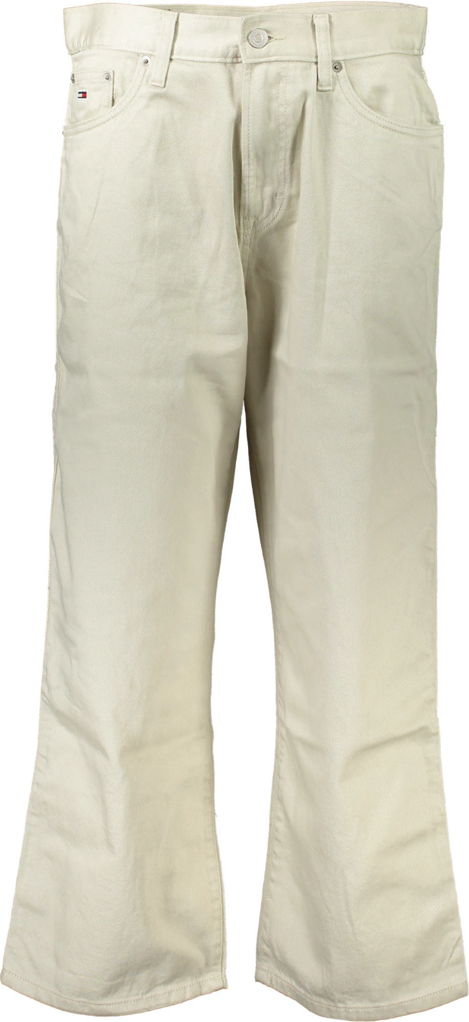 Pantallona xhins Tommy Hilfiger denim për femra, bezhë