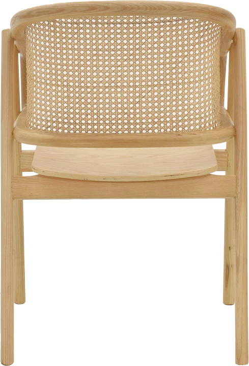 Karrige Wenzy dru i fortë toon natyral 58x58x82cm