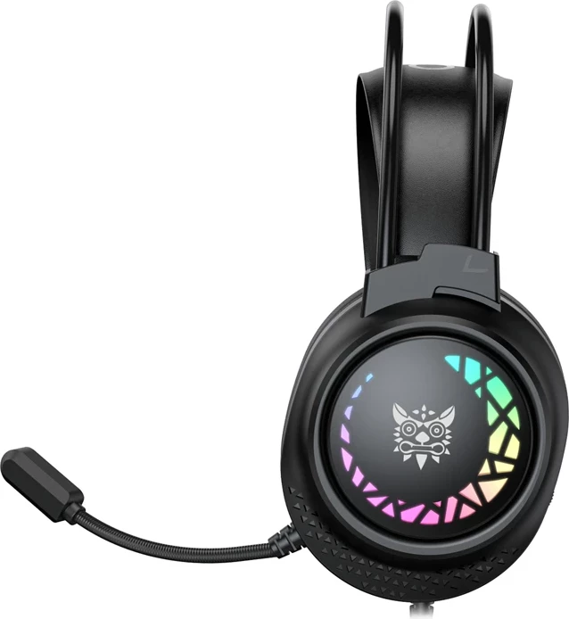 Kufje gaming ONIKUMA X92, me mikrofon, RGB, USB + 3.5mm, driver 50mm, të zeza