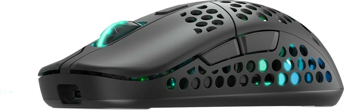 Maus Cherry XTRFY M42 RGB, Ambidextrous, Optical, RF Wireless + USB Type-C, 19000 DPI, Bardhë