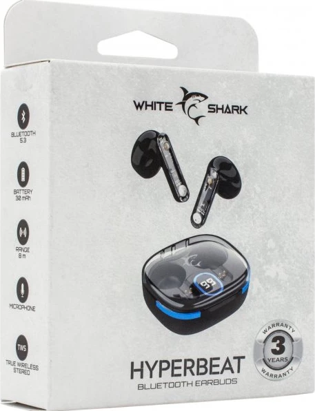 Kufje Bluetooth White Shark HYPERBEAT-B