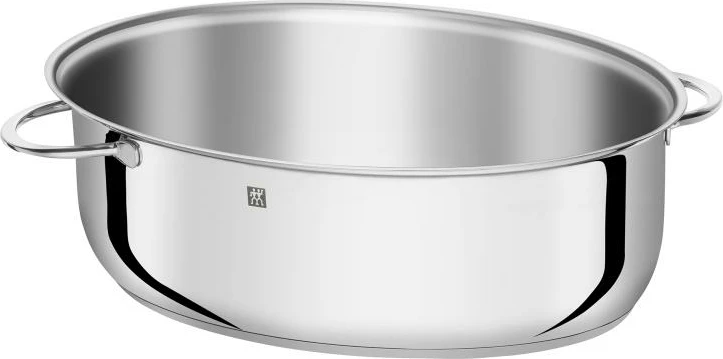 pjekës oval me kapak, Zwilling 40993-000-0, 8.5L, çelik inox, argjendtë