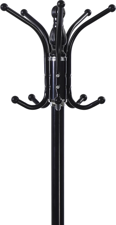 Varese për rroba Mendora, metal i zi, 40x40x180cm