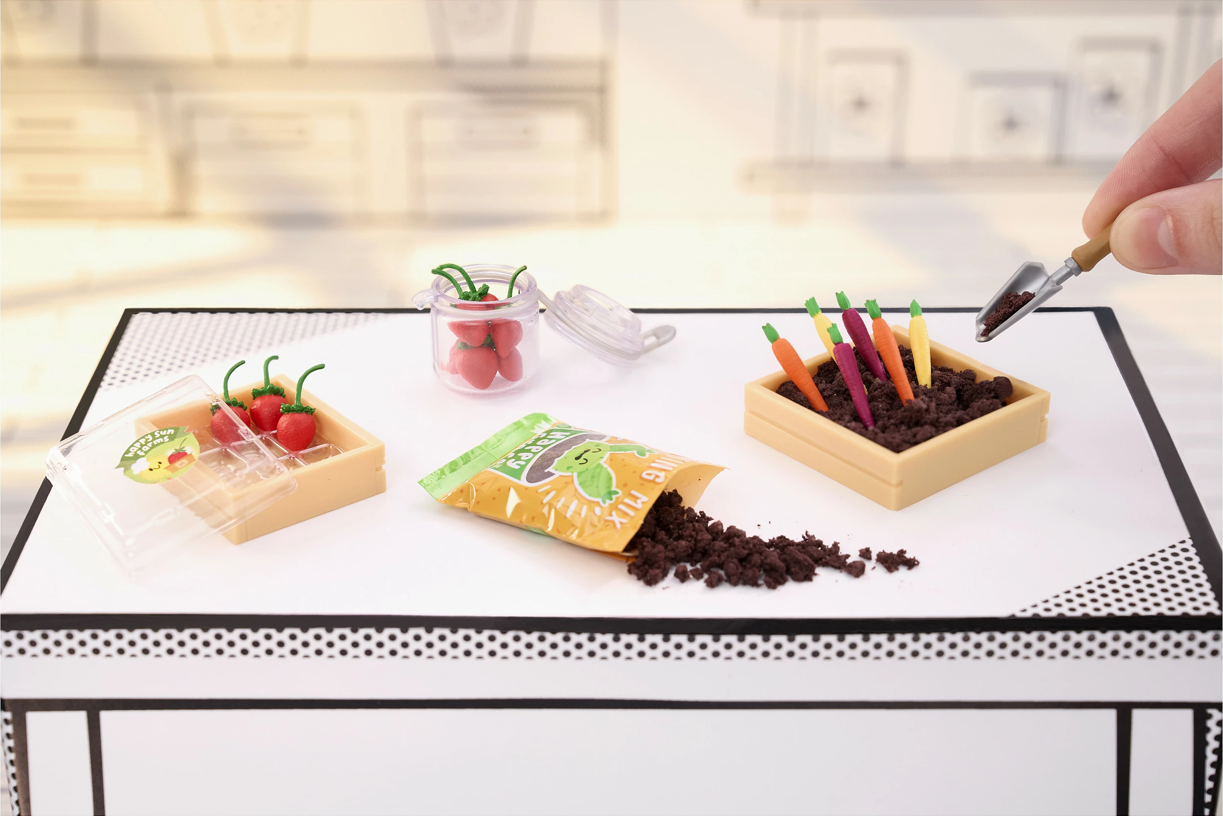 Set lodrash kreative MGA Entertainment Miniverse Make It Mini Botanicals, 60+ pjesë, 8+, Multikolor