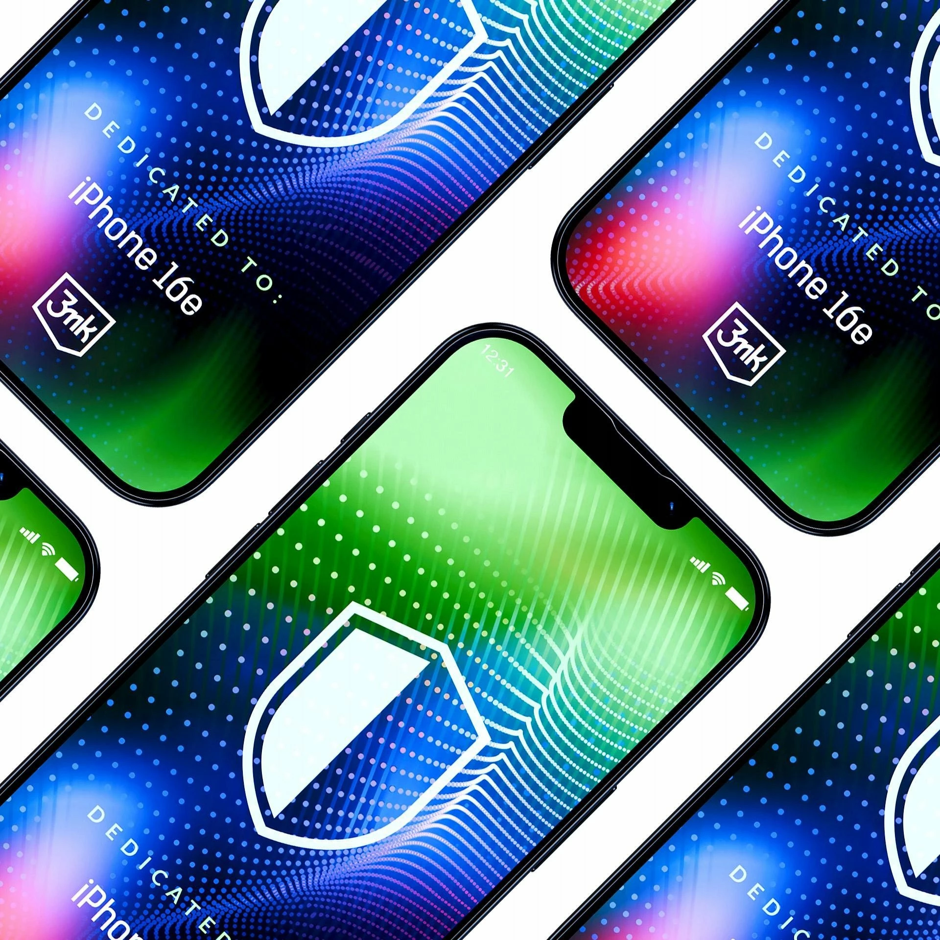 Xham i kalitur mbrojtës për ekran 3MK HARDY® Ultra Glass™ për Apple iPhone 16E, 9H, me aplikator (set)